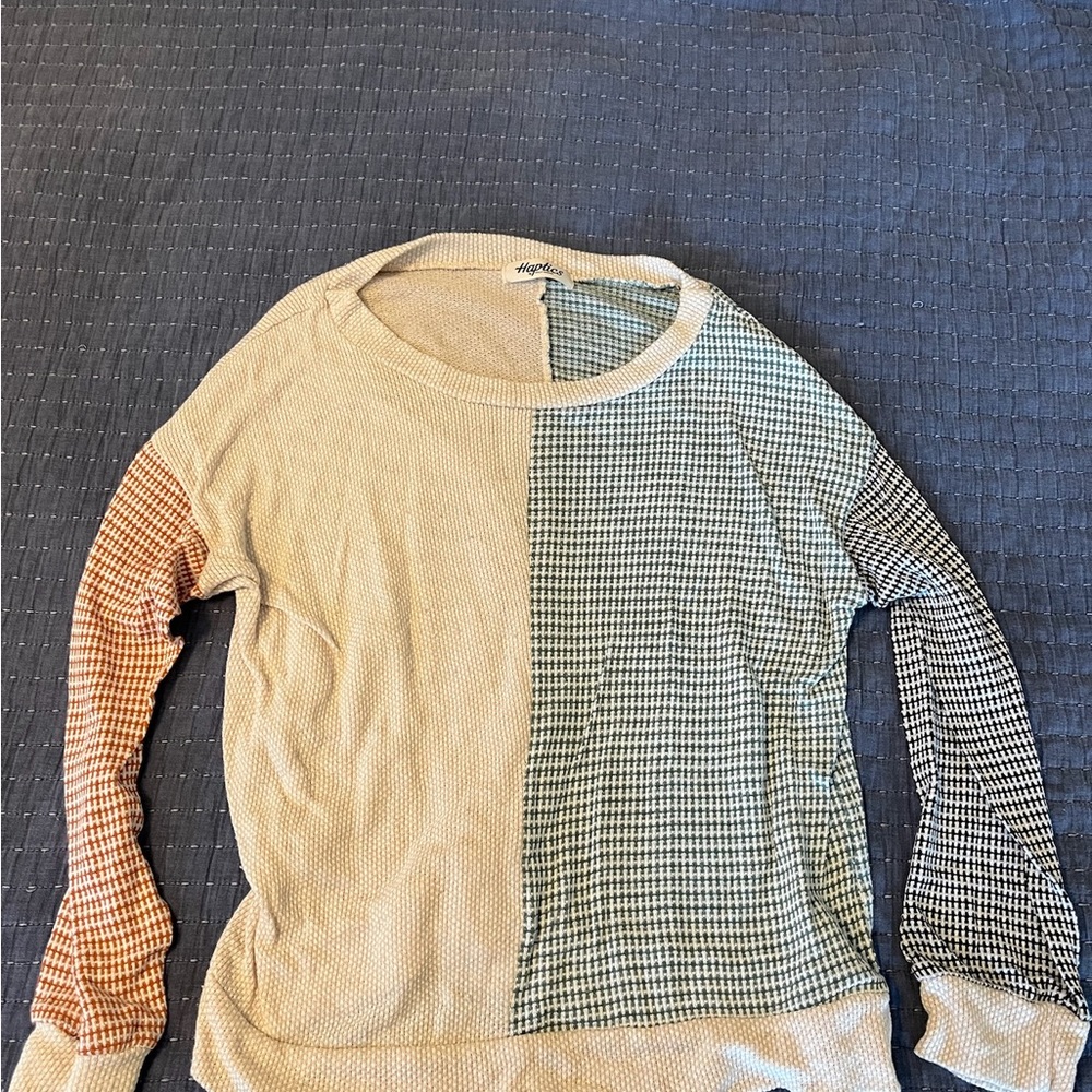 Colorblock Long Sleeve Top